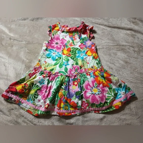 3T Tropical Floral Dress Children's Place - Picture 1 of 3
